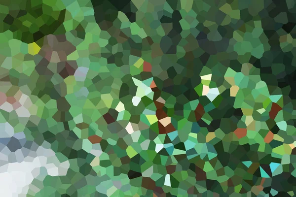 Abstract trend background in emerald color, different shades of green cool design illustration