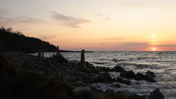 Dawn Sea Peace Landscape Sunset Ocean Balance Relaxation — Stock Photo, Image