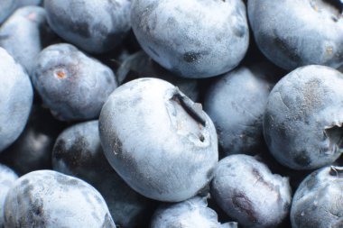 Sulu olgun böğürtlenlerin Macro fotoğrafı.