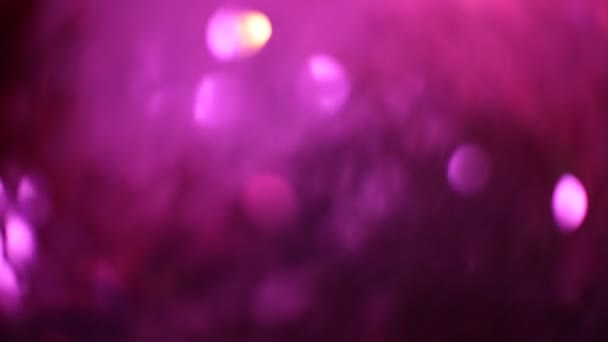 Sparkling Glitter Background Sequins Texture Bokeh Iridescent Luster — Stock Video