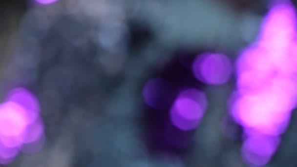 Glitter Sparkle Defocus Festive Overflow Background — Stock Video