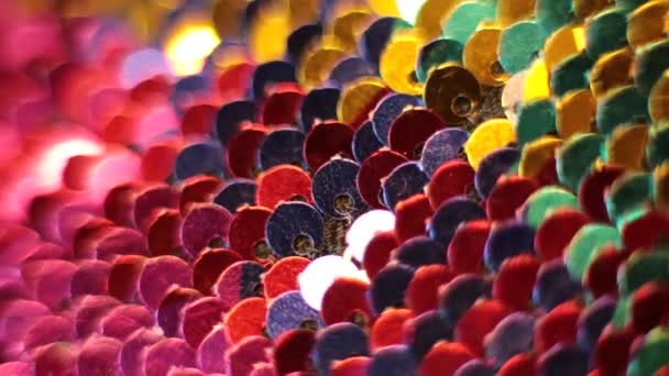 色彩斑斓色彩斑斓的新质感背景 — 图库视频影像