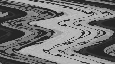 Doymuş modaya uygun açık gri arkaplan, süper soyut bir illüstrasyonun parlak siyah beyaz tasarımı