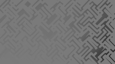 Doymuş modaya uygun açık gri arkaplan, süper soyut bir illüstrasyonun parlak siyah beyaz tasarımı