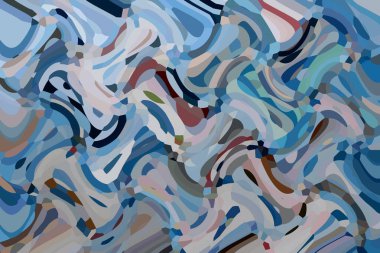 güzel parlak çok renkli arka plan deseni, soyut çizim eğilimi, parlak safirin içinde moda nazik gök mavisi gradyan tasarımı