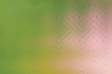 Doymuş trend açık yeşil-pembe çok renkli arkaplan, süper soyut desen çiziminin parlak ilginç tasarımı