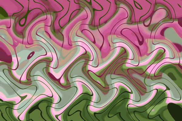 Gesättigte Trendige Hellgrün Rosa Mehrfarbigen Hintergrund Helles Interessantes Design Der — Stockfoto