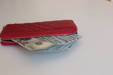 100 dolarlık banknotlar halinde yüklü miktarda nakit.