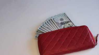 100 dolarlık banknotlar halinde yüklü miktarda nakit.