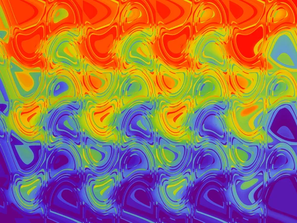 Όμορφο Φωτεινό Πολύχρωμο Ουράνιο Τόξο Μοτίβο Φόντου Αφηρημένη Εικόνα Τάση — Φωτογραφία Αρχείου