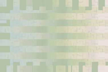 Son derece zengin soyut desen yeşil çizimin farklı tonları