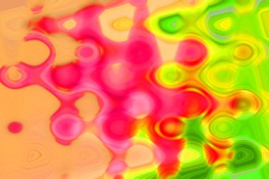 parlak çokrenkli illüstrasyon doymuş renk tasarımı