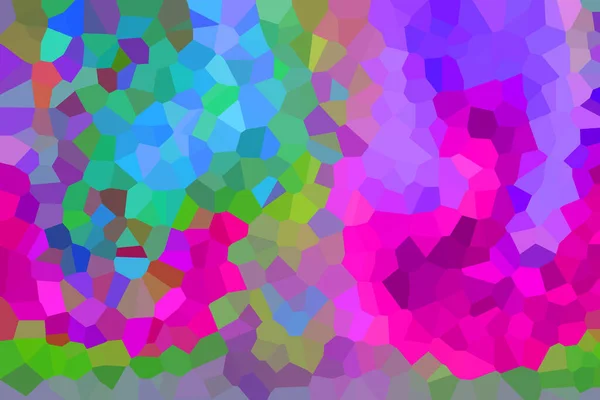 Helle Mehrfarbige Abbildung Gesättigte Farben Design — Stockfoto