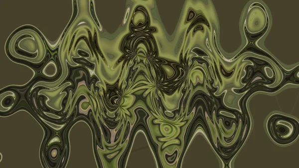 Fondo Rico Color Verde Ilustración Caqui Brillante Abstracta — Foto de Stock