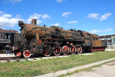 Te-4844 serisinin Alman motoru. Togliatti şehrinde müze K.G. Sakharov ekipman tarihinin bir park kompleksi. Rusya.