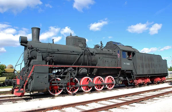 Soviet Cargo Engine 170665 Series Park Complex History Equipment Sakharov — Stock Photo, Image