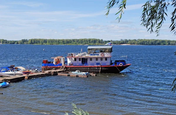 Muelle Río Volga Ciudad Samara Región Del Volga Rusia —  Fotos de Stock