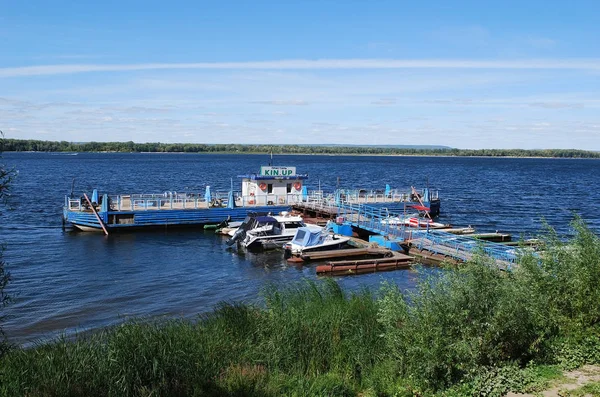 Piren Vid Floden Volga Staden Samara Volga Regionen Ryssland — Stockfoto