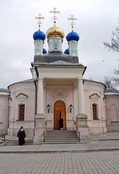 Vvedensky Kathedraal Klooster Optina Pustyn Stad Van Kozelsk Rusland — Stockfoto