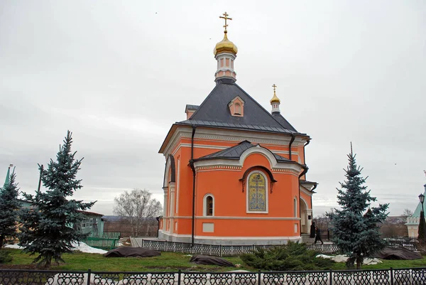 City Kozelsk Optina Pustyn Church Transfiguration — Stock Photo, Image