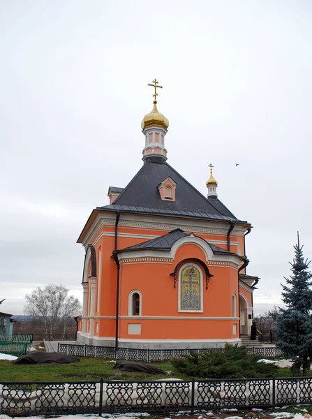 Cidade Kozelsk Optina Pustyn Igreja Transfiguração — Fotografia de Stock