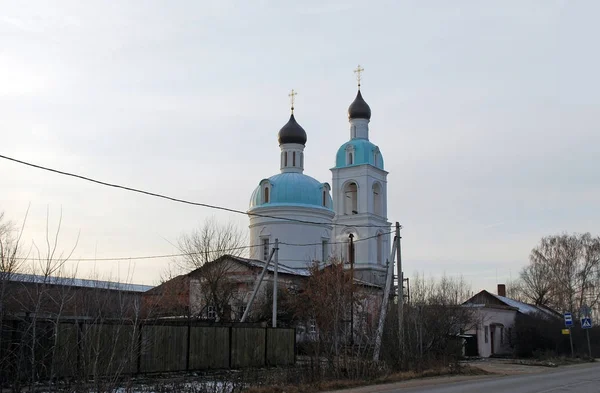 Kościół Mikołaja Wsi Lukyanovo Serpukhov Powiat Rosja — Zdjęcie stockowe