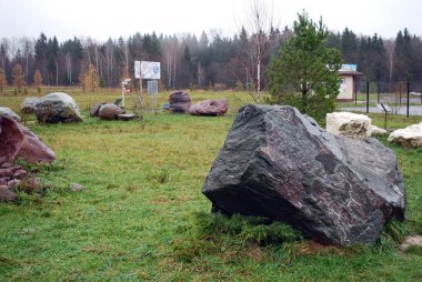 Kaluga bölgesinde taş rezerv. Rusya.