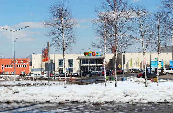 基姆基的购物中心 Mega 莫斯科 — 图库照片