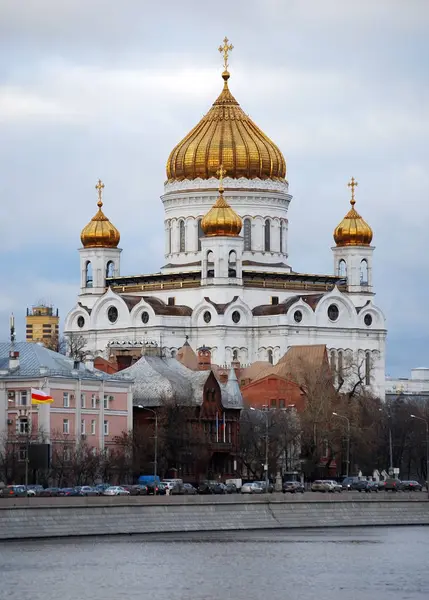 Cathedral Christ Saviour Center Capital City Moscow Russia — Stock Photo, Image