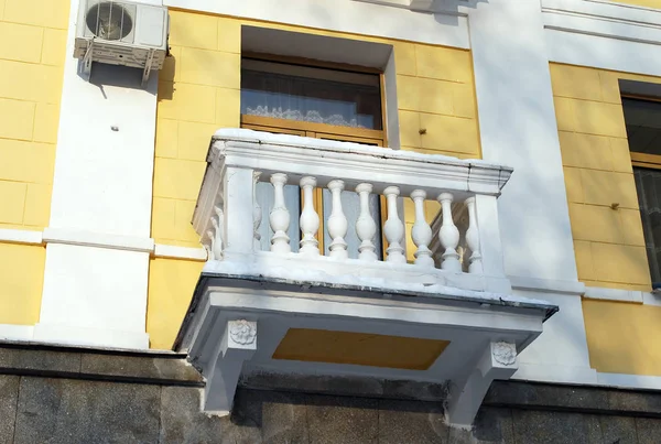 Balkon Des Alten Hauses Moskauer Gebiet — Stockfoto