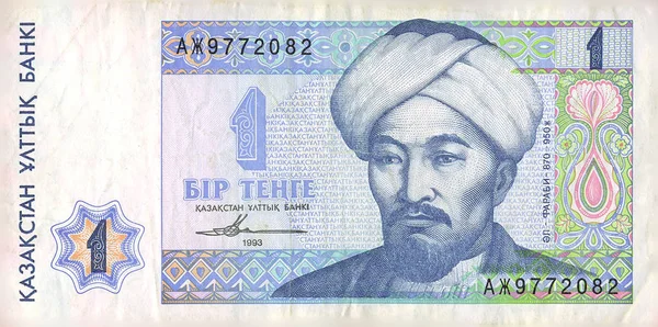Bir Tenge 1993 Billet Banque Kazakhstan — Photo