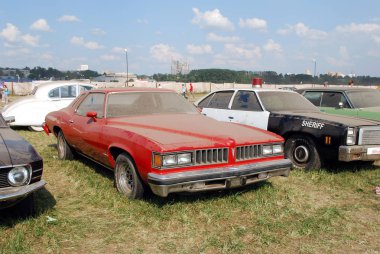Tushino otomatik Exotica 2010 de Red Pontiac. Moskova. Rusya.