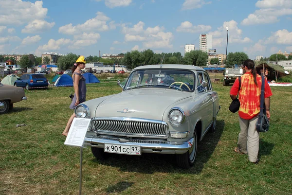 Gaz Volga Autoexótica 2010 Tushino Autoexótica 2010 Tushino Moscú Rusia — Foto de Stock