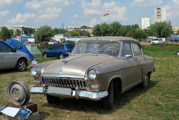 Gaz Volga Autoexótica 2010 Tushino Autoexótica 2010 Tushino Moscú Rusia — Foto de Stock