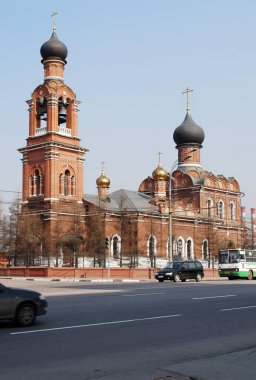 Tushino'daki Transfigürasyon Kilisesi. Moskova. Rusya.