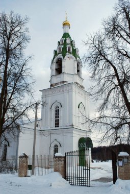 Buzharovo'daki Transfigürasyon Kilisesi. Moskova bölgesi.