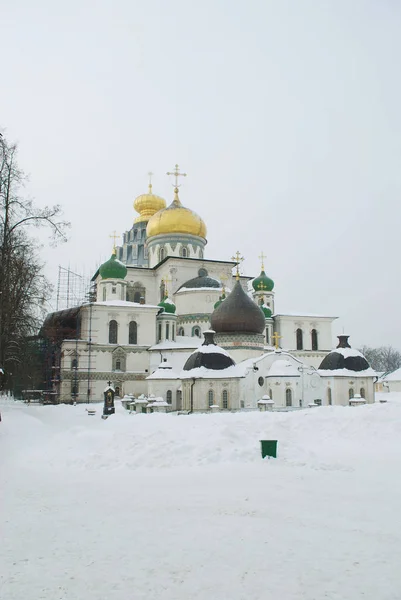 Воскресенский Собор Нового Иерусалимского Монастыря Город Истра Московская Область — стоковое фото