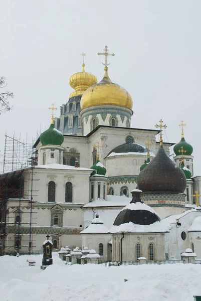 Chrám Vzkříšení Nového Jeruzalémského Kláštera Městská Istra Moskevský Region — Stock fotografie