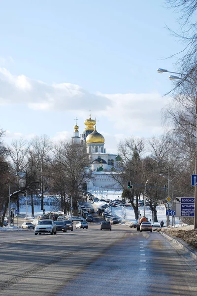 Novo Mosteiro Jerusalém Cidade Istra Região Moscovo — Fotografia de Stock