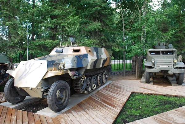 German Medium Half Track Armored Personnel Carrier World War Kfz — Stock Photo, Image