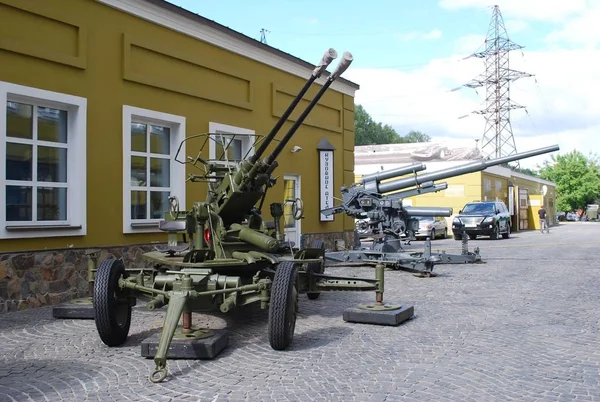 Aircraft Gun Museum Voor Militair Materieel Arkhangelsk — Stockfoto