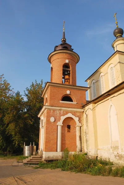 Kościół Narodzenia Najświętszej Maryi Panny Miejscowości Kolyubakino Dzielnicy Ruza Regionu — Zdjęcie stockowe