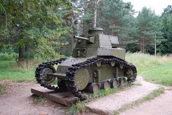 Musée Histoire Militaire Lénine Snegirevskie Lenino Tank Petite Escorte Char — Photo