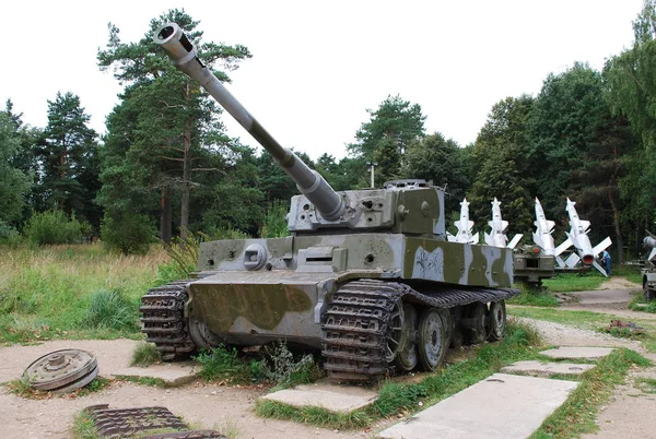 Γερμανικό Βαρύ Τανκ Tiger Μουσείο Στρατιωτικού Εξοπλισμού Λένιν Σνίγκσκι Στο — Φωτογραφία Αρχείου