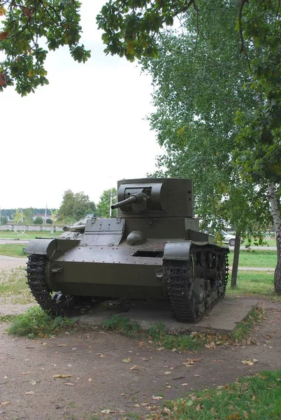 Char Léger Soviétique Lénine Snegirevskie Équipement Militaire Musée Dans Village — Photo