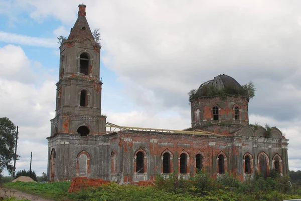 Verlaten Geboortekerk Het Dorp Rozhdestveno Wijk Ruza Moscow Region Rusland — Stockfoto