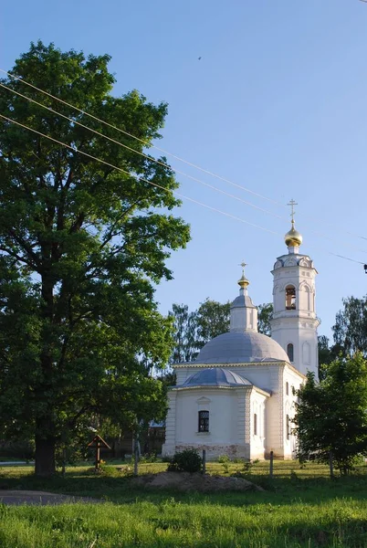 Iglesia Epifanía Pueblo Glebovka Distrito Istra Región Moscú Rusia — Foto de Stock