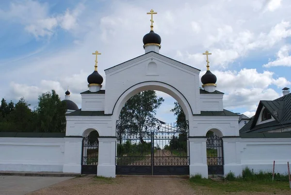 Церковь Святого Николая Возле Села Мансурово Истринского Района Московская Область — стоковое фото