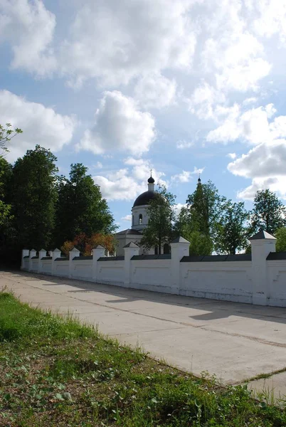Kościół Mikołaja Pobliżu Wsi Mansurovo Dzielnicy Istra Regionu Moskiewskiego Rosja — Zdjęcie stockowe