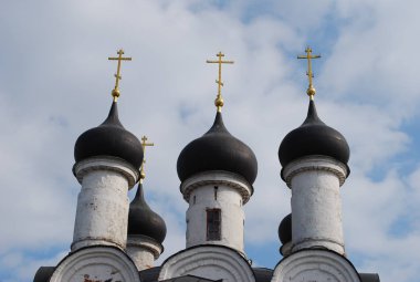 Güney Tushino'daki bakirenin Müsese Kilisesi. Moskova